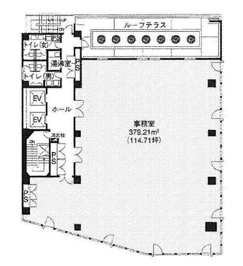 TK五反田ビル9F 間取り図