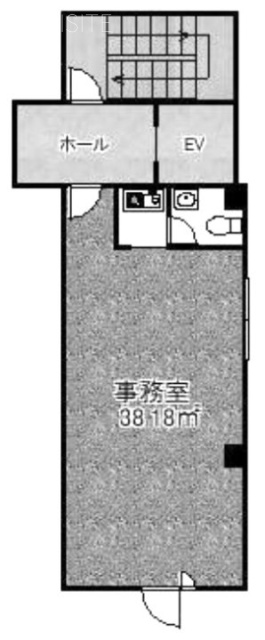 新宿税理士ビル別館313 間取り図