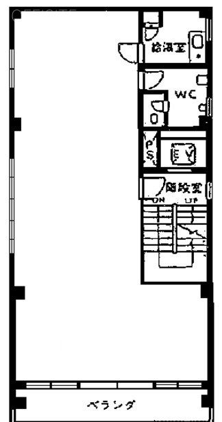 協和第1ビル5F 間取り図