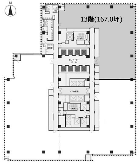 東急キャピトルタワーA 間取り図