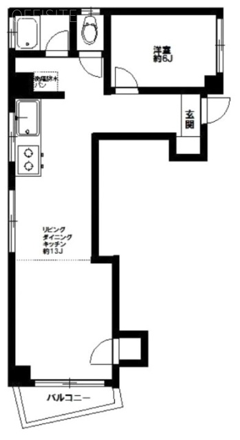 メゾンブランシュ304 間取り図