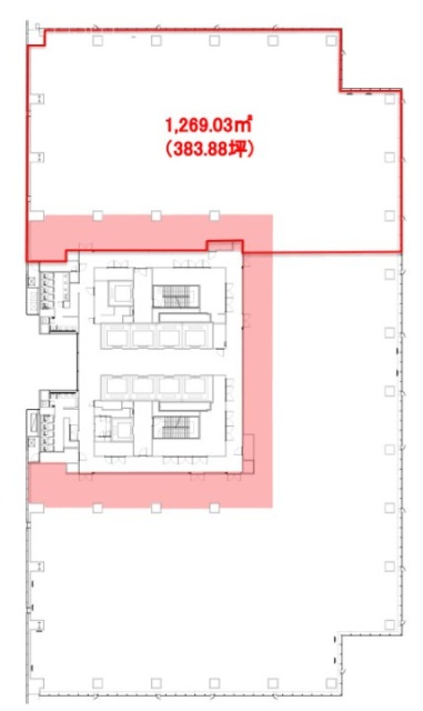 OCEAN GATE MINATO MIRAI12F 間取り図