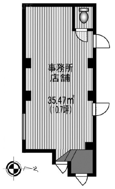 カントリーハウスB1F 間取り図