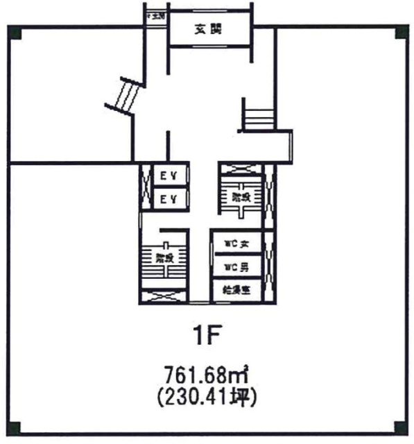 横浜西口加藤ビル1F 間取り図