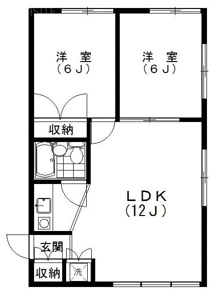 サナダビル2105 間取り図