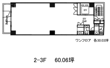 VORT芝大門Ⅲ2F~3F 間取り図
