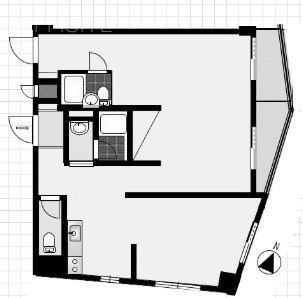 新宿コムロビル1001 間取り図