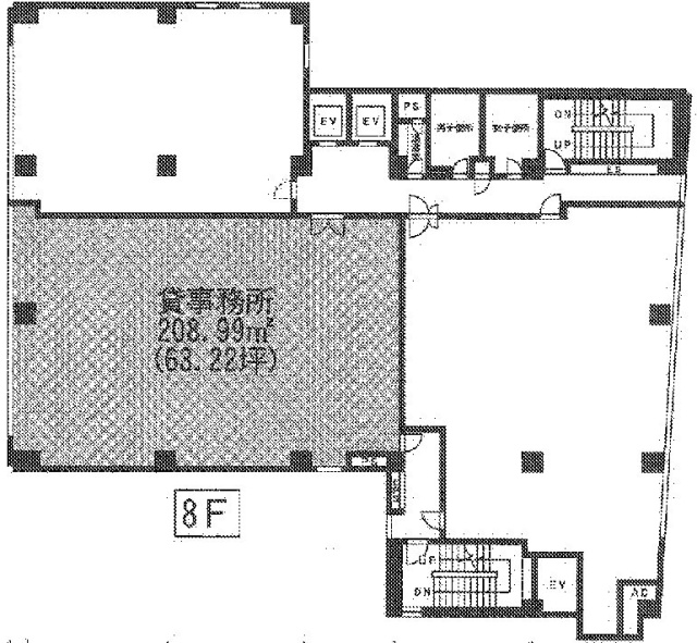 松村ビル8F 間取り図