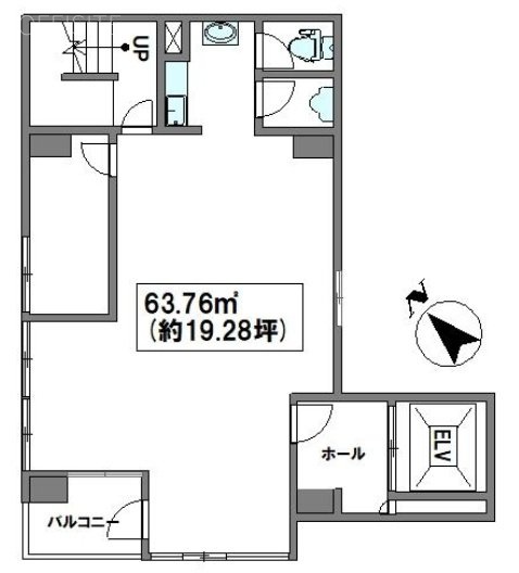 加藤第7ビル2F 間取り図