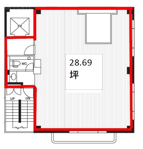 立川NXビル3F 間取り図