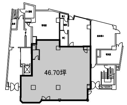 明治安田生命中野ビル1F 間取り図