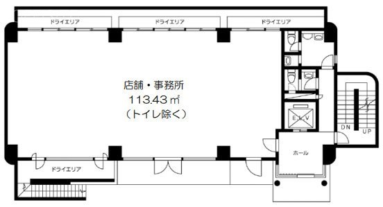 鈴ビル1F 間取り図