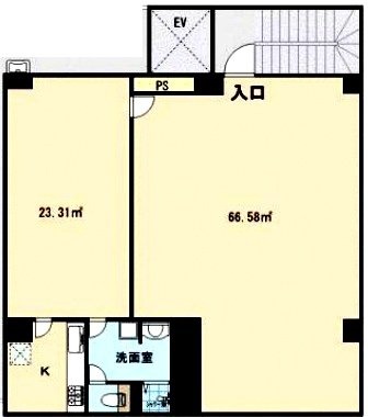 さくらビル2F 間取り図