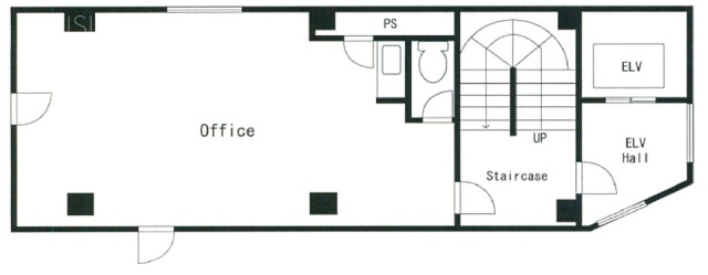 徳竹ビル5F 間取り図