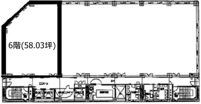 NMF五反田駅前ビル6F 間取り図