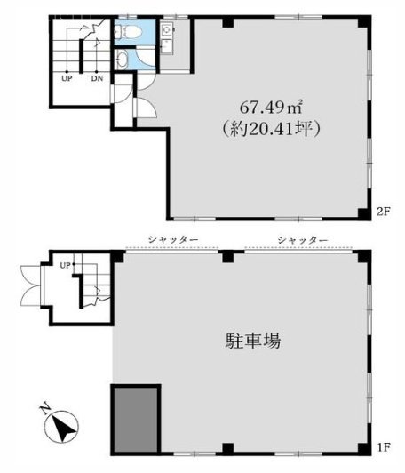 CASA南蒲田101 間取り図