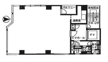 ナガシマ第Ⅴビル6F 間取り図