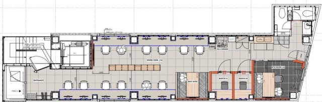 ReRaiMa渋谷道玄坂6F 間取り図