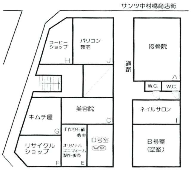 ハセガワビルB 間取り図