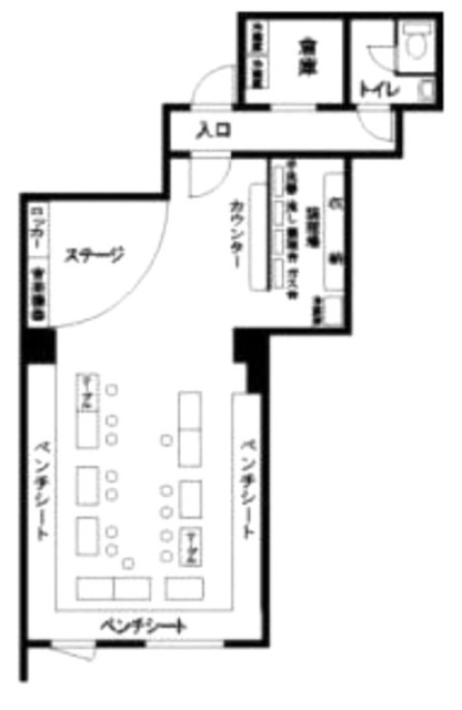 リレント南千住ビル2F 間取り図