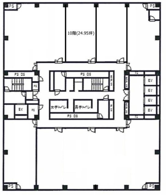 三共横浜ビル10F 間取り図