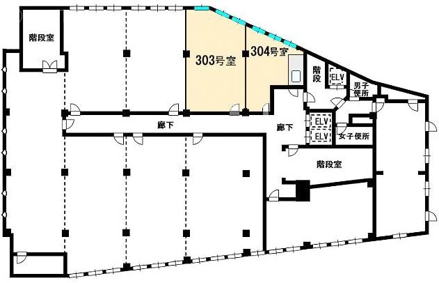 大塚ビル304 間取り図