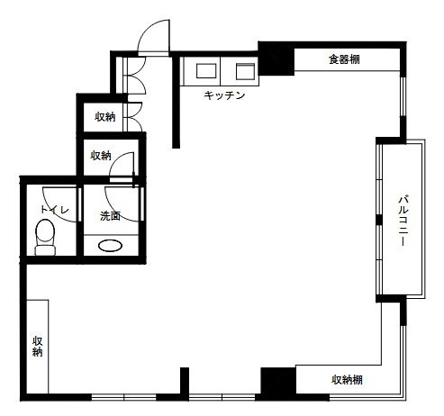 メゾン日本橋1005 間取り図