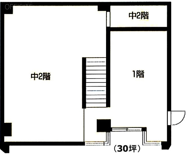 YSビル1F～中2F 間取り図