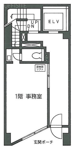 徳島新聞ビル1F 間取り図