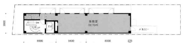 日本橋フジビル6F 間取り図