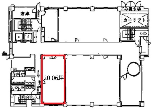 全国農業共済会館1F 間取り図