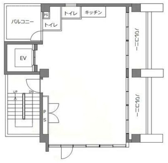 昌平堂ビル5F 間取り図