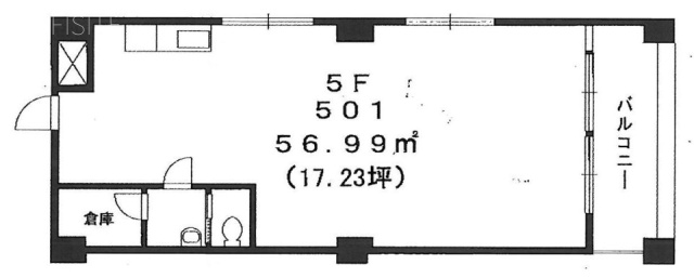 ニュー九段マンション501 間取り図