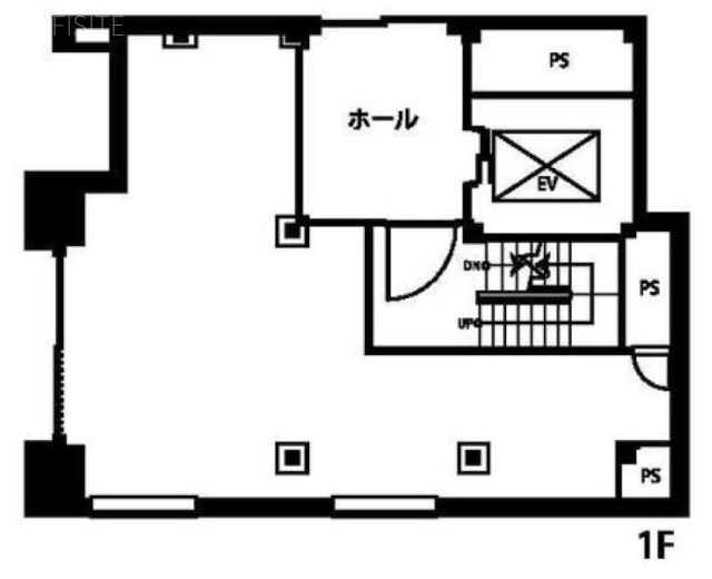 RoundBell赤坂1F 間取り図