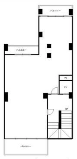 第40イチオクビル7F 間取り図