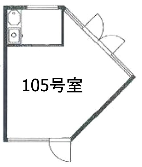 三田ハウス105 間取り図