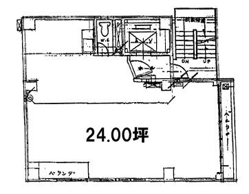 飯田橋ISビル3F 間取り図