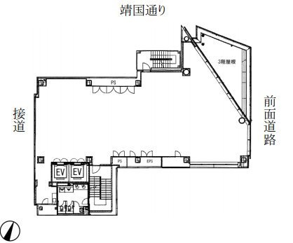 ヒューリック神田須田町ビル7F 間取り図