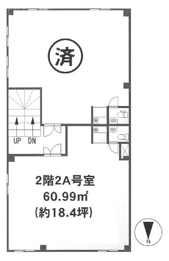 新協ビルA 間取り図