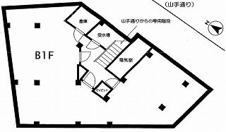 元代々木桜苑MビルB1F 間取り図