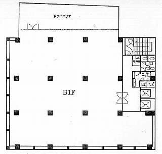 西新宿豊国ビルB1F 間取り図