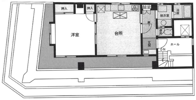 シンコービル4F 間取り図