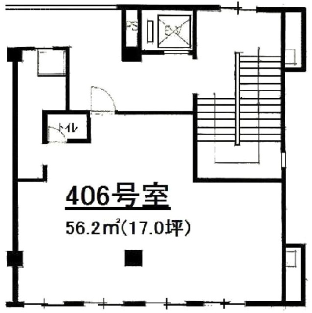 原島第二・第三ビル406 間取り図