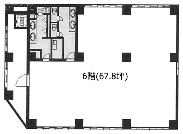 蒲田新生ビル6F 間取り図