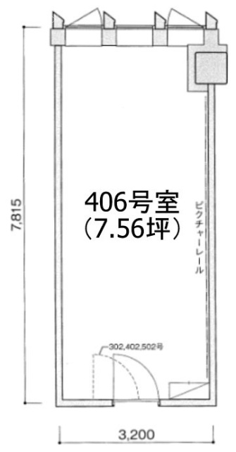 アイオス永田町(Aios永田町)406 間取り図