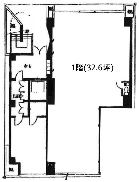 両国イーストビル1F 間取り図