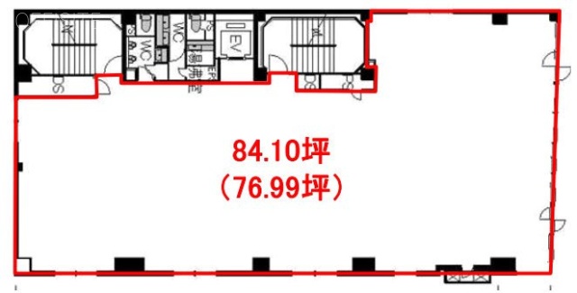 ミヤダイビル4F 間取り図