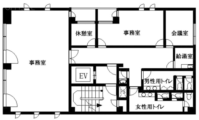 OF信濃町ビル3F 間取り図