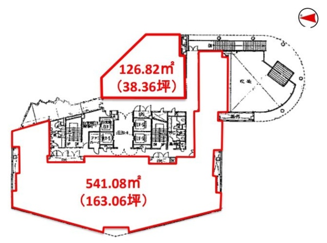 京阪世田谷ビル2F 間取り図