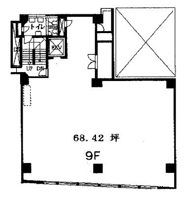 赤坂マカベビル9F 間取り図